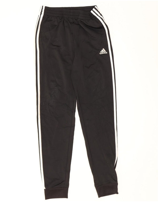 Adidas Mädchen-Trainingshose, Jogginghose, 14–15 Jahre, schwarzes Polyester