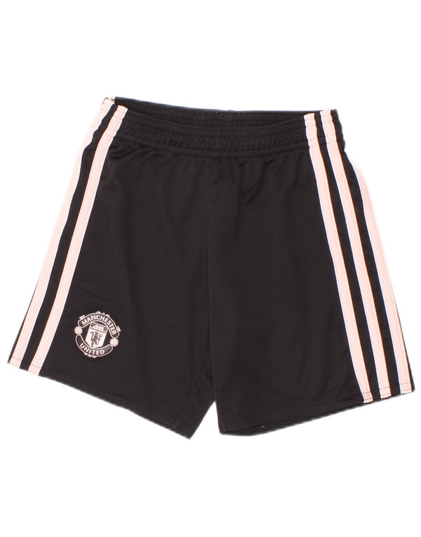 Adidas Jungen Manchester United Sportshorts 4–5 Jahre, schwarzes Polyester