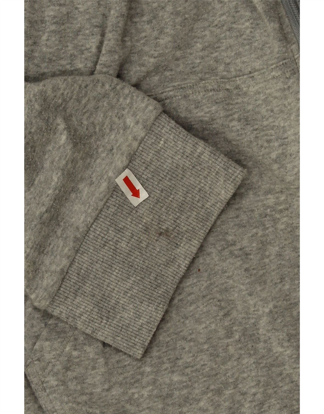 Calvin Klein Herren-Kapuzenpullover mit Reißverschluss, mittelgraue Baumwolle
