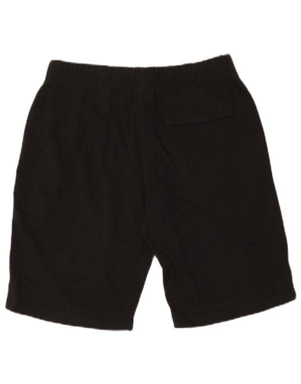 Nike Herren-Sportshorts, mittelgroß, schwarze Baumwolle