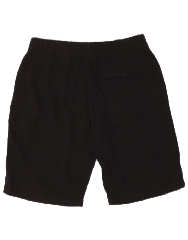 Nike Herren-Sportshorts, mittelgroß, schwarze Baumwolle