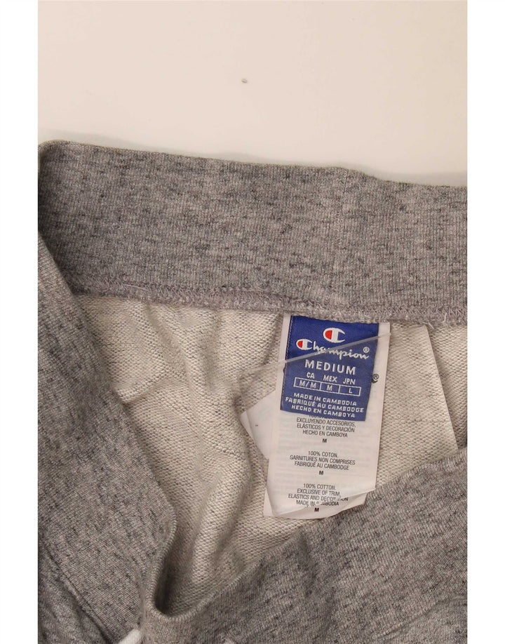 Champion Herren-Sportshorts aus mittelgrau gesprenkelter Baumwolle