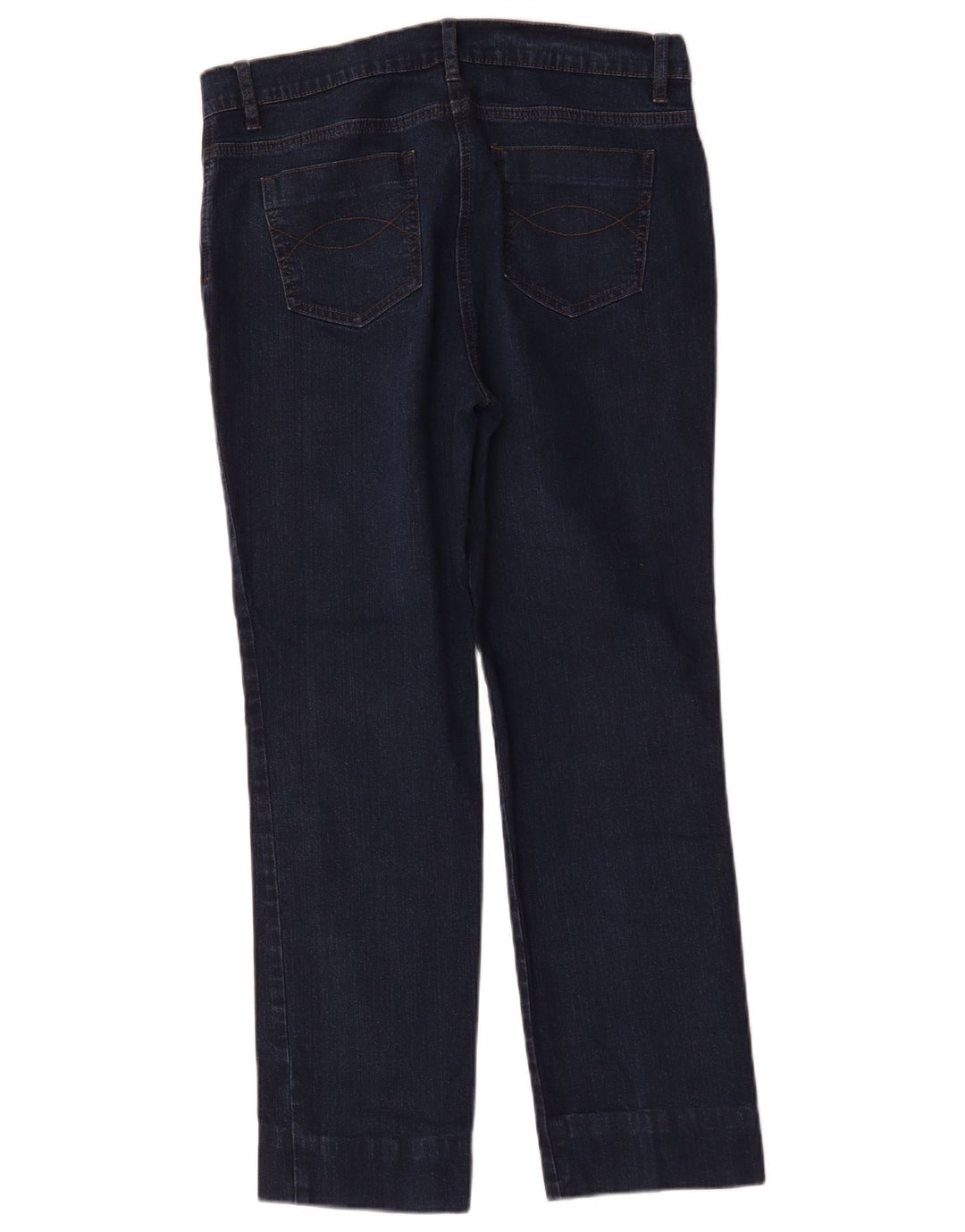 Marks & Spencer Damen Straight Jeans UK 14 Large W32 L27 Marineblau