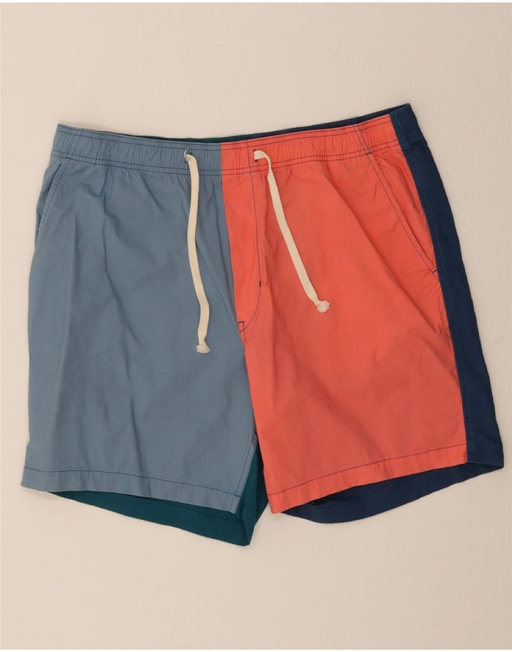 AMERICAN EAGLE Mens Sport Shorts Large  Multicoloured Colourblock Vintage American Eagle and Second-Hand American Eagle from Messina Hembry 