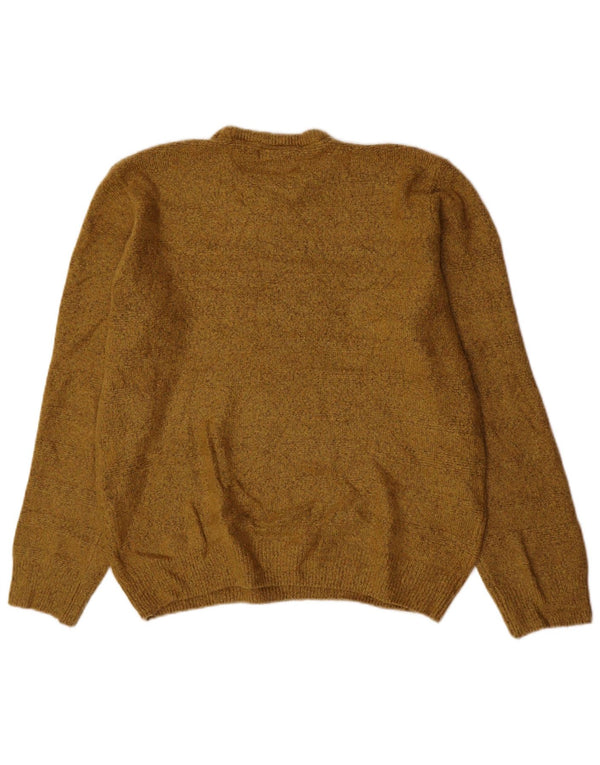 Marks & Spencer Damen-Pullover mit Rundhalsausschnitt, Gr. 20, 2XL, Khaki meliert