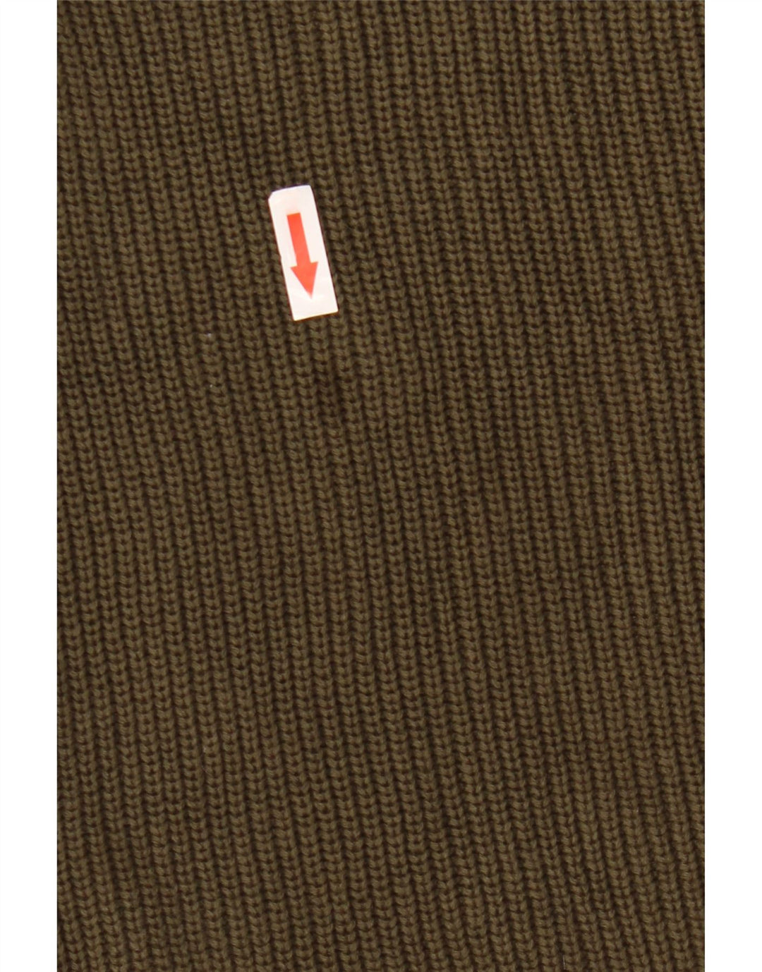 Zara Herren-Pullover mit Rundhalsausschnitt, XL, Khaki, Baumwolle