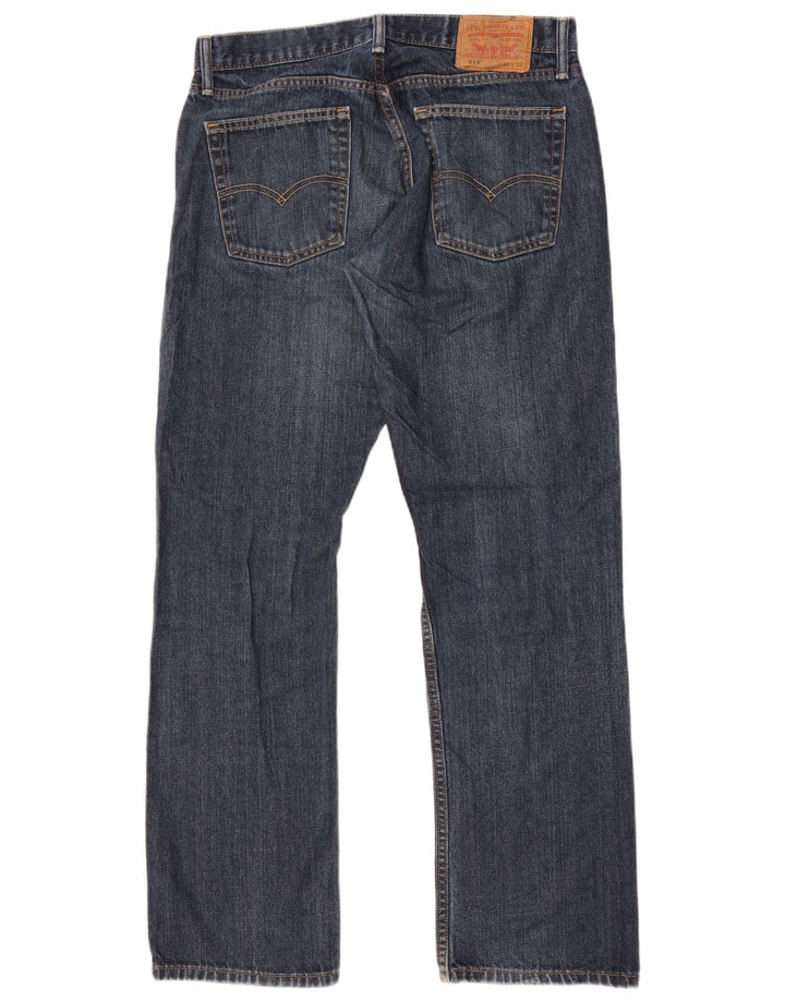 Levi's Herren 514 Straight Jeans W32 L32 Blaue Baumwolle