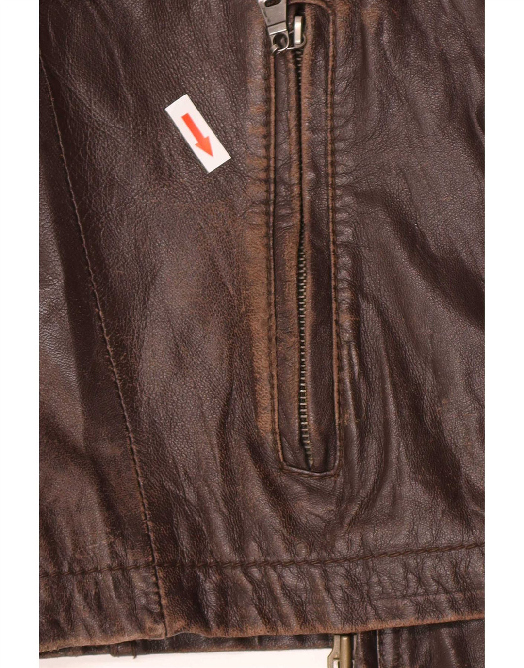 In Extenso Herren Lederjacke UK 40 Large Braun