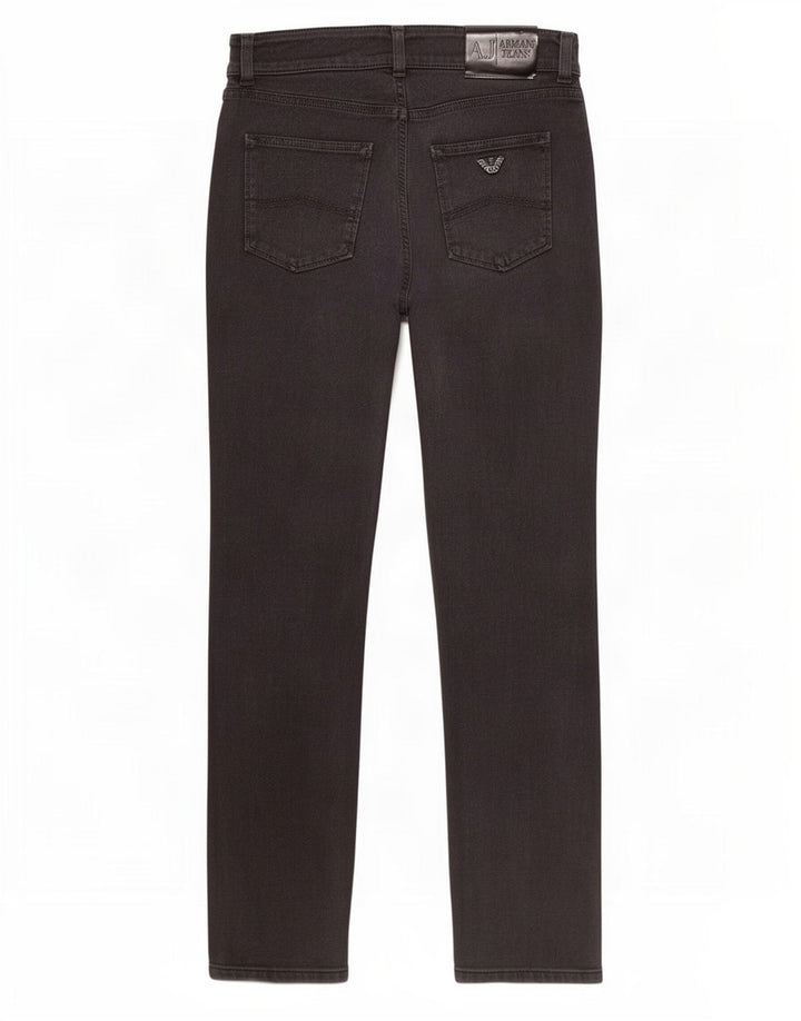 Armani Damen Slim Jeans W27 L28 Graue Baumwolle