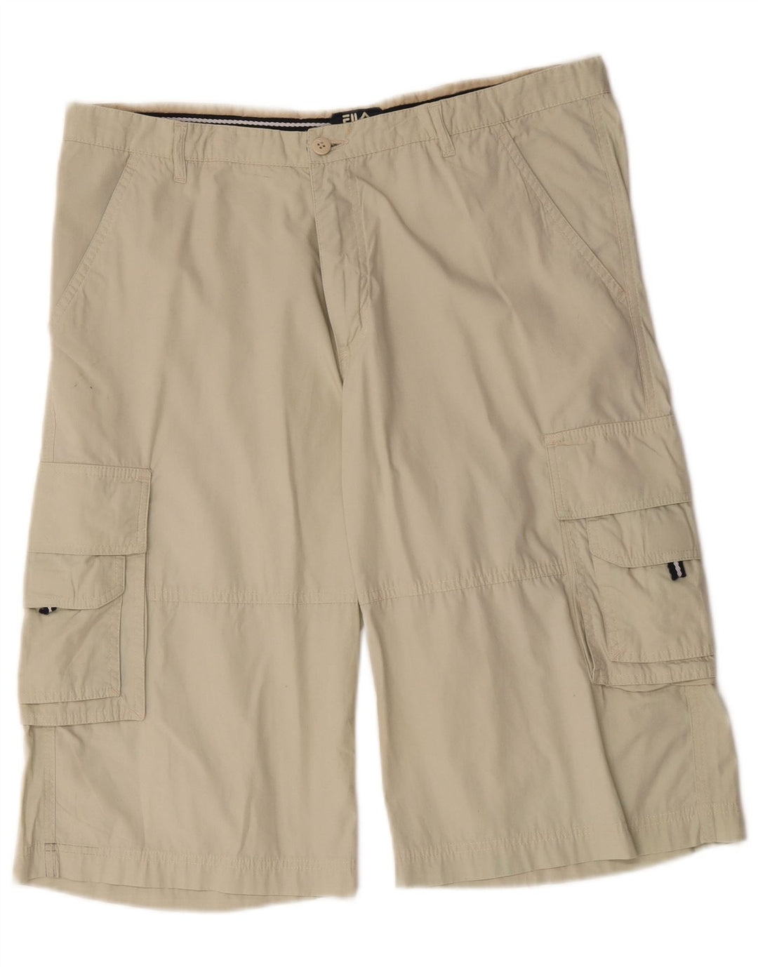 FILA Herren Cargoshorts W36 Large Beige Baumwolle