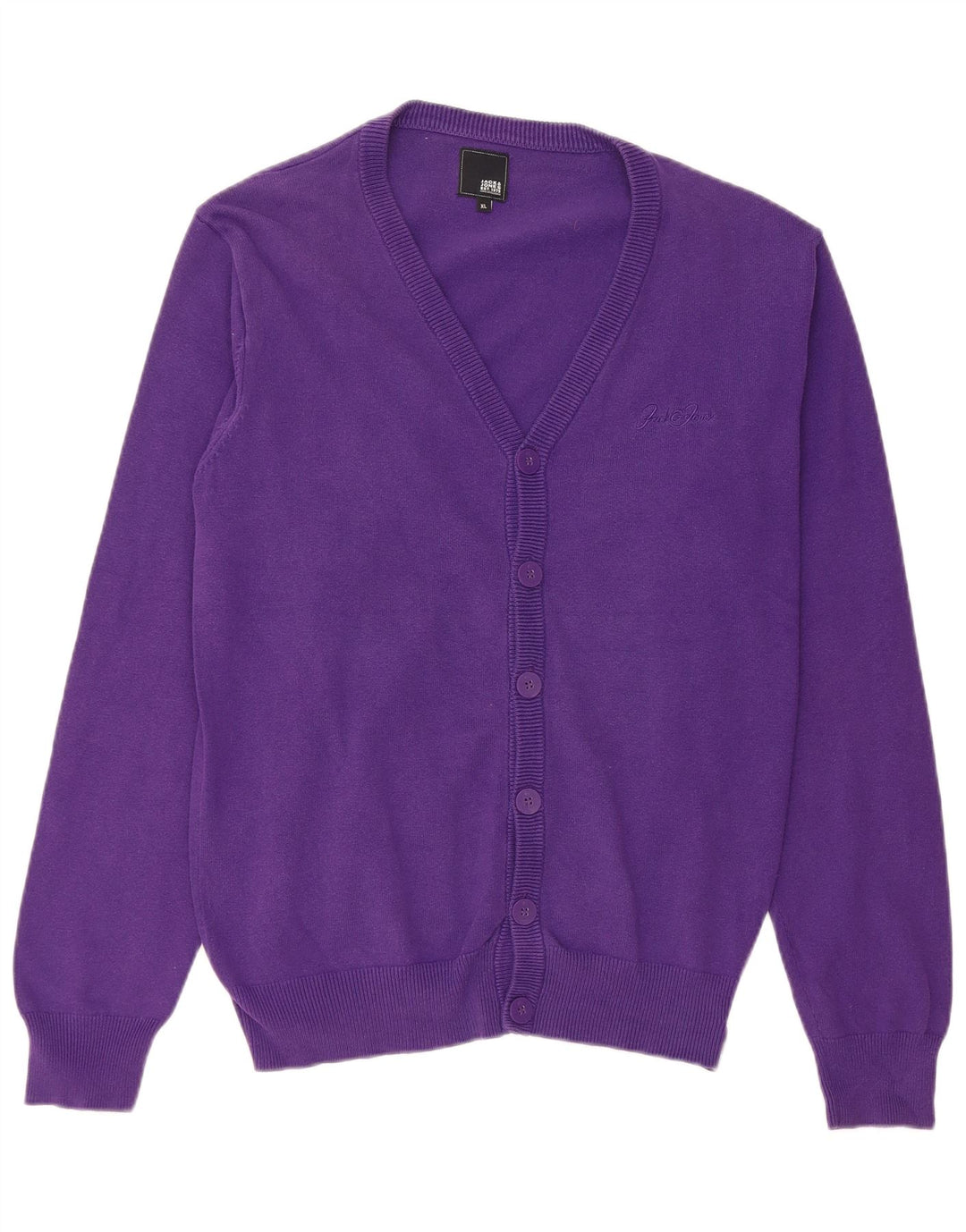 JACK & JONES Herren Strickjacke XL Lila