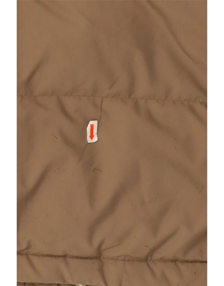 Ellesse Herren Wattierte Jacke UK 40 Large Beige Polyester