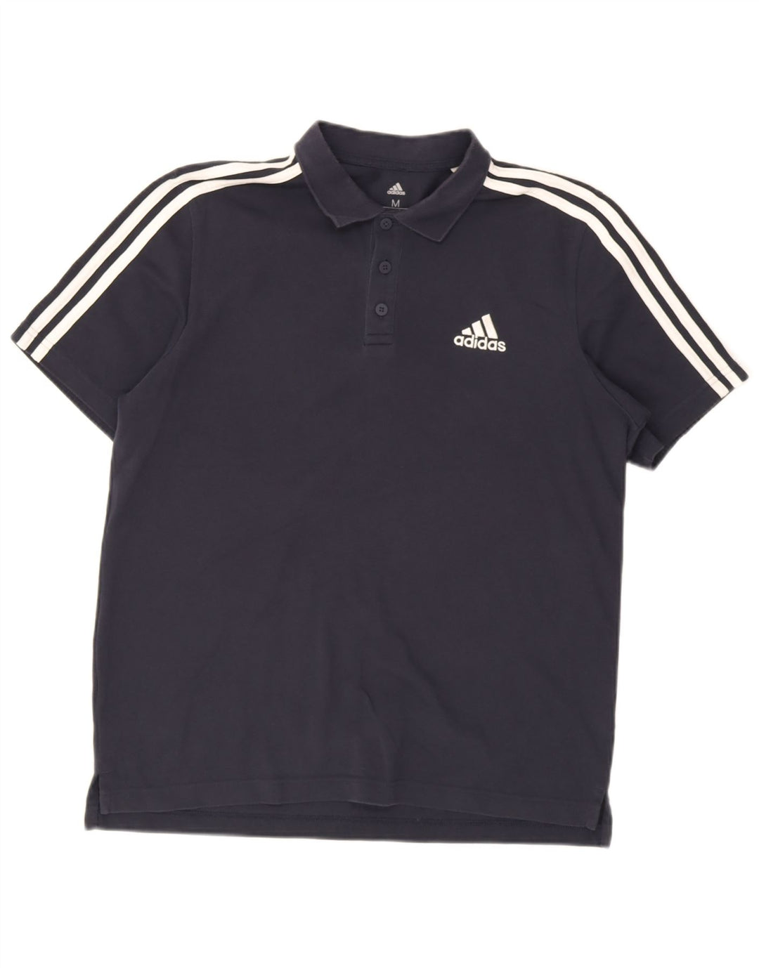 Adidas Herren Poloshirt Medium Marineblau Baumwolle