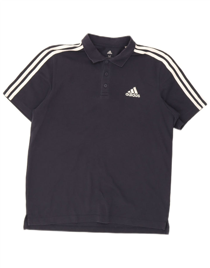 Adidas Herren Poloshirt Medium Marineblau Baumwolle