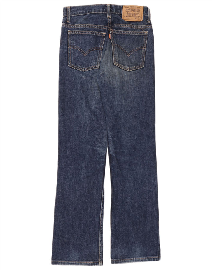 Levi's Herren 607 Straight Jeans W28 L30 Blaue Baumwolle