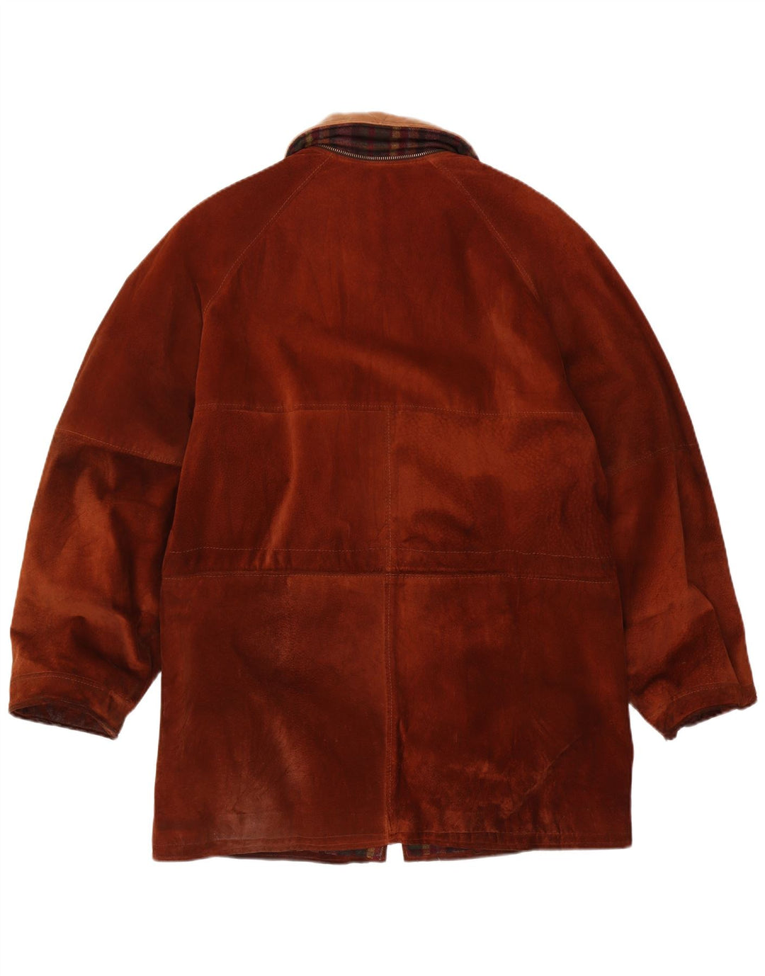 Vintage Herren Wildlederjacke IT 54 2XL Braunes Leder