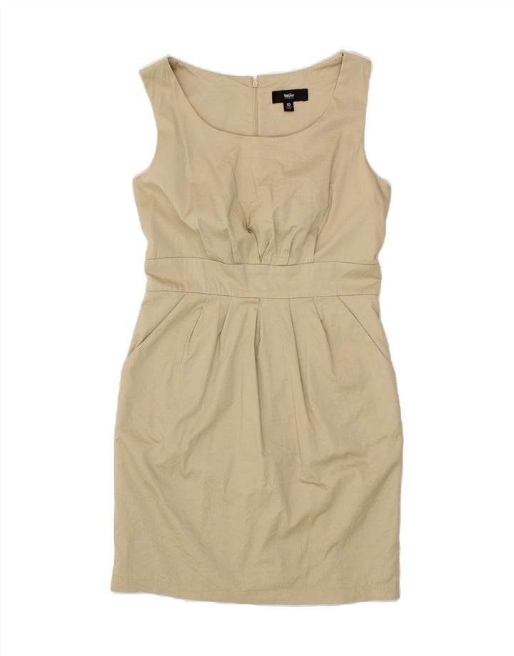 MOSSIMO Womens Sleeveless Sheath Dress US 10 Large Beige Vintage Mossimo and Second-Hand Mossimo from Messina Hembry 