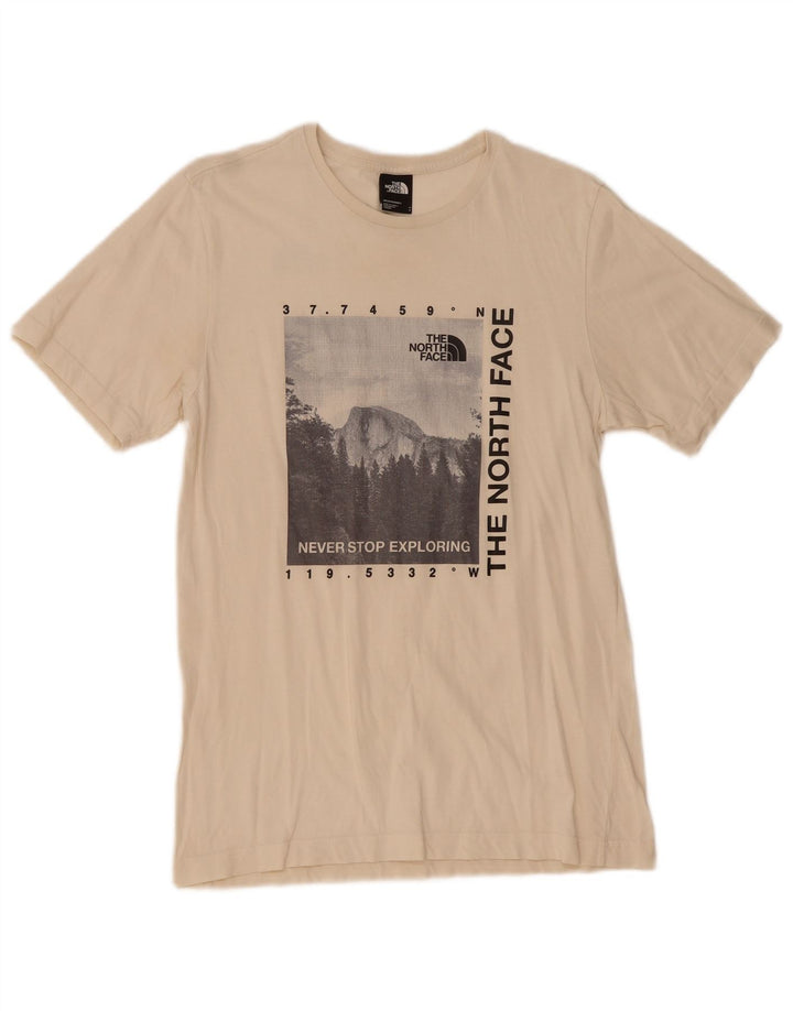 The North Face Herren-T-Shirt mit Grafik, Größe S, Weiß