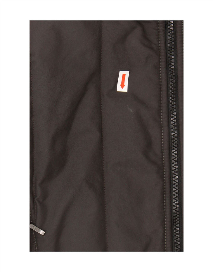 Refrigiwear Wattierter Damenmantel mit Kapuze IT 46 Large Khaki Nylon