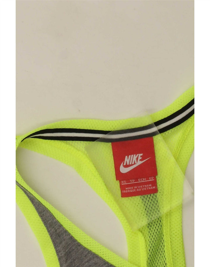 Nike Damen-Trägershirt UK 6 XS Grauer Farbblock