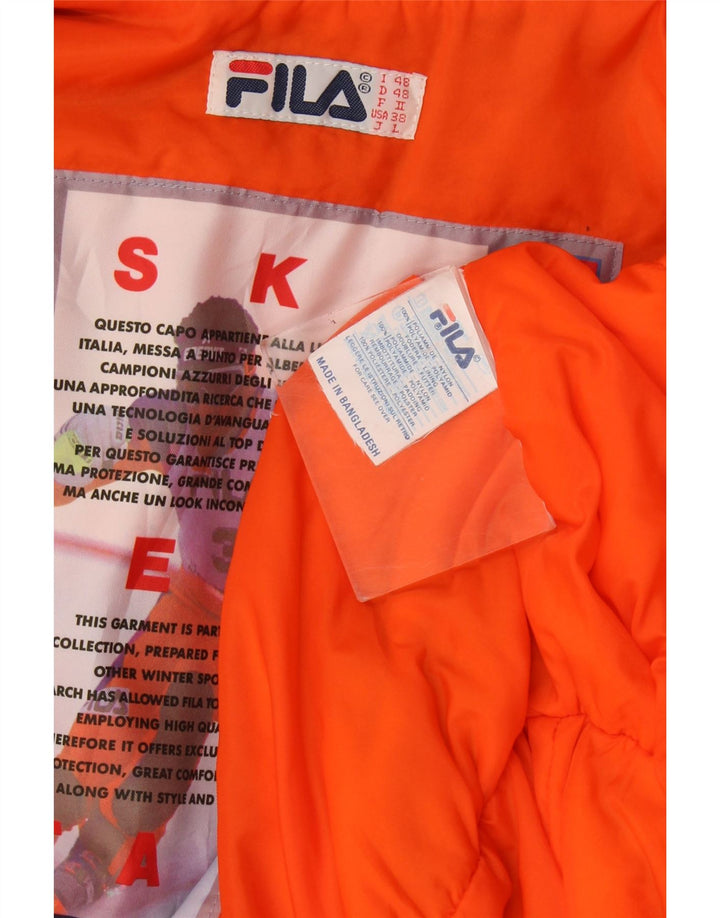 Fila Herren-Skioverall mit Grafik, IT 48, Mitteltürkis, Farbblock