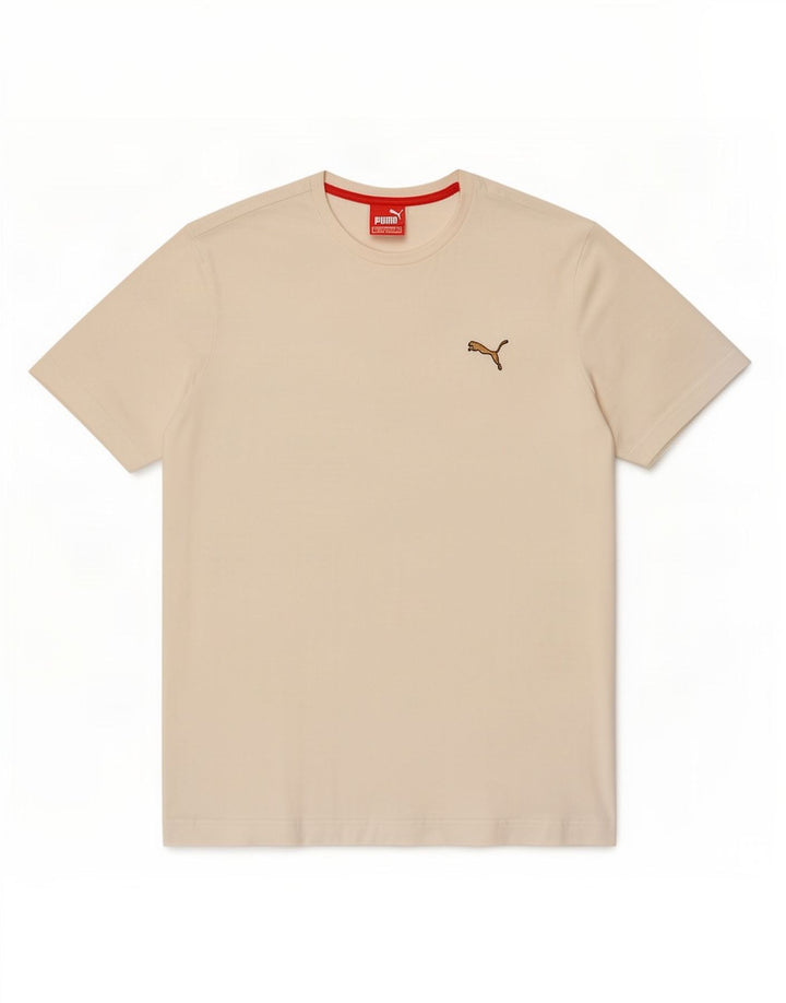 Puma Herren T-Shirt Top Small Weiß Baumwolle