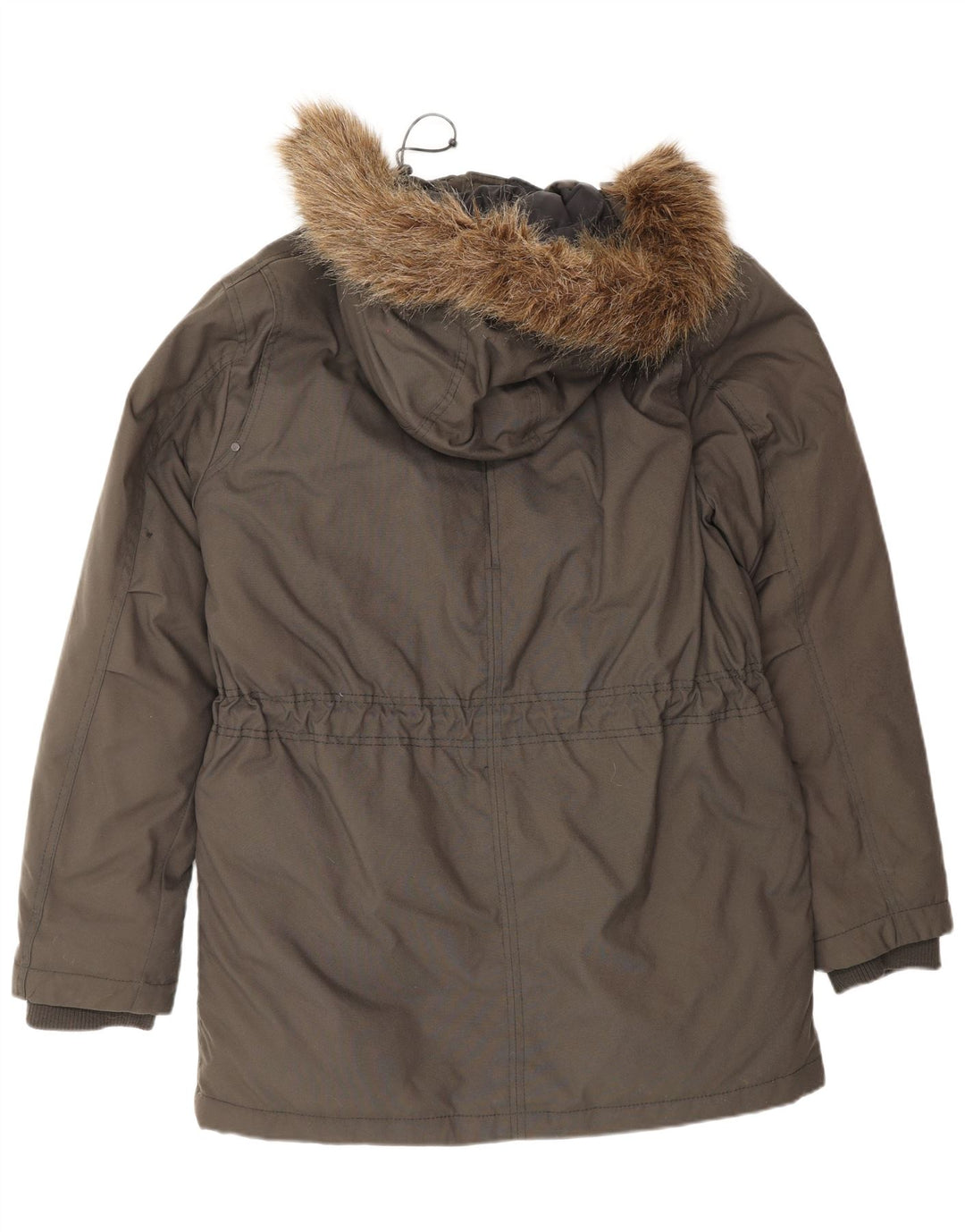 Esprit Herren-Parka mit Kapuze, UK 38, Mittelgrau