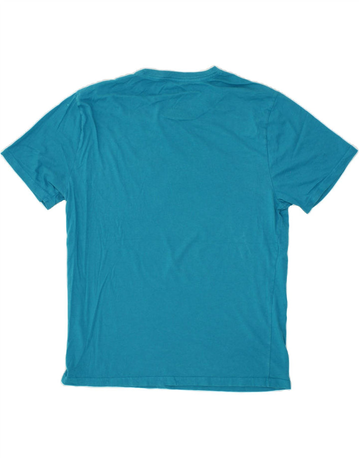 HURLEY Mens Graphic T-Shirt Top Medium Blue Cotton Vintage Hurley and Second-Hand Hurley from Messina Hembry 