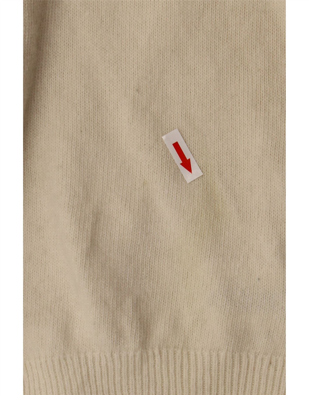 Zara Damen Weste Tank Top UK 18 XL Off White Wool