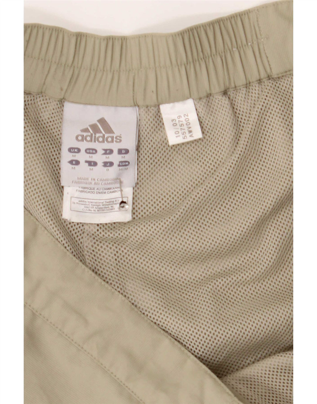 Adidas Herren Cargo Shorts Medium W32 Beige Polyamid
