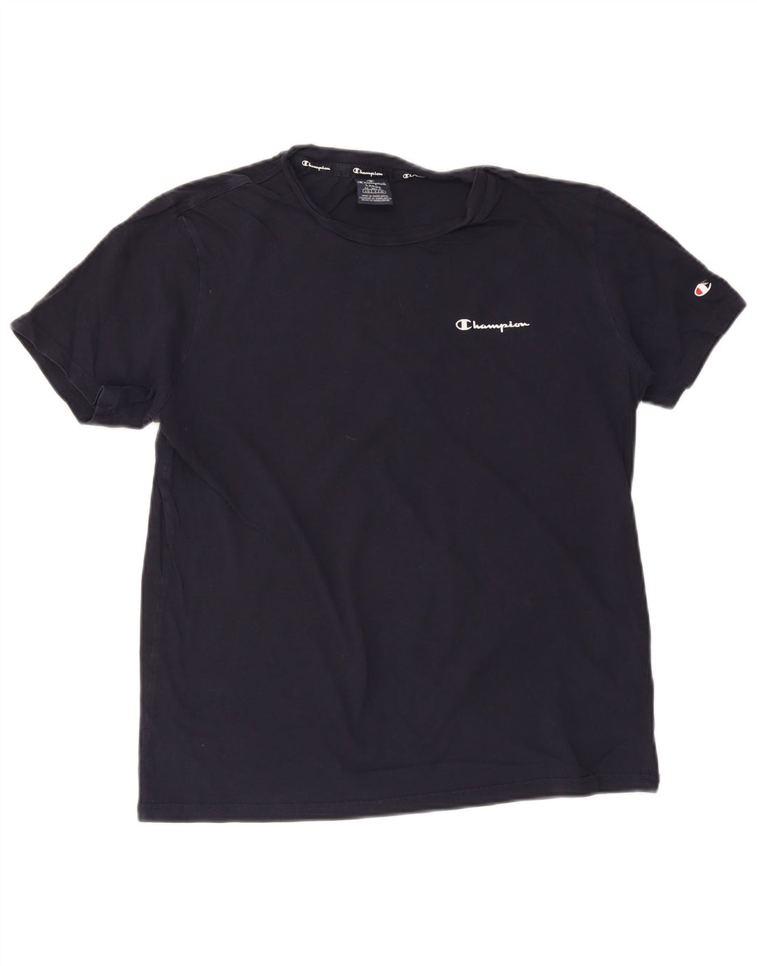 CHAMPION Herren T-Shirt Top Large Marineblau Baumwolle