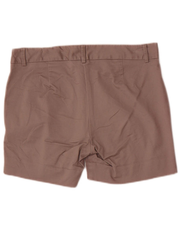 Zara Damen Casual Shorts Medium W28 Braune Baumwolle