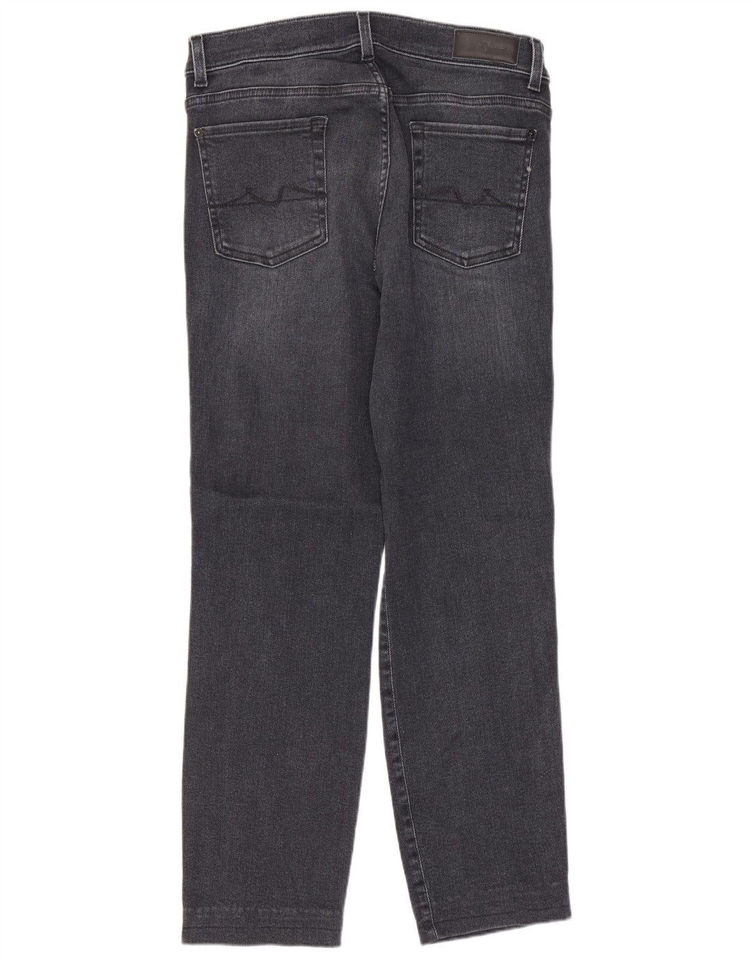 7 For All Mankind Damen Straight Jeans W30 L27 Marineblau