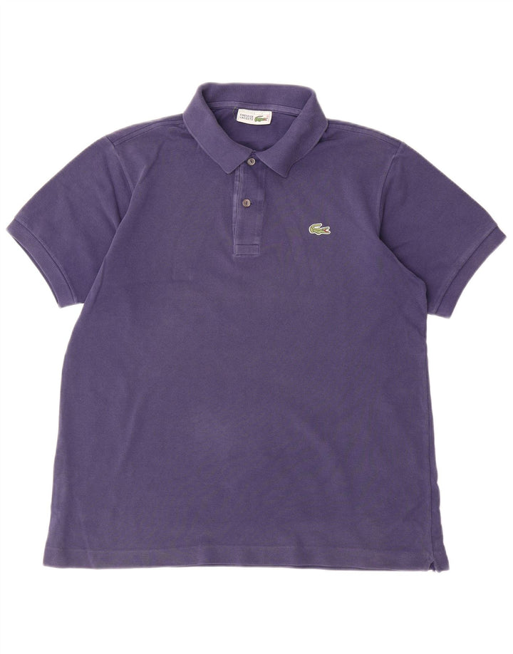 Lacoste Herren-Poloshirt, Größe 4, mittelgroß, marineblau, Baumwolle