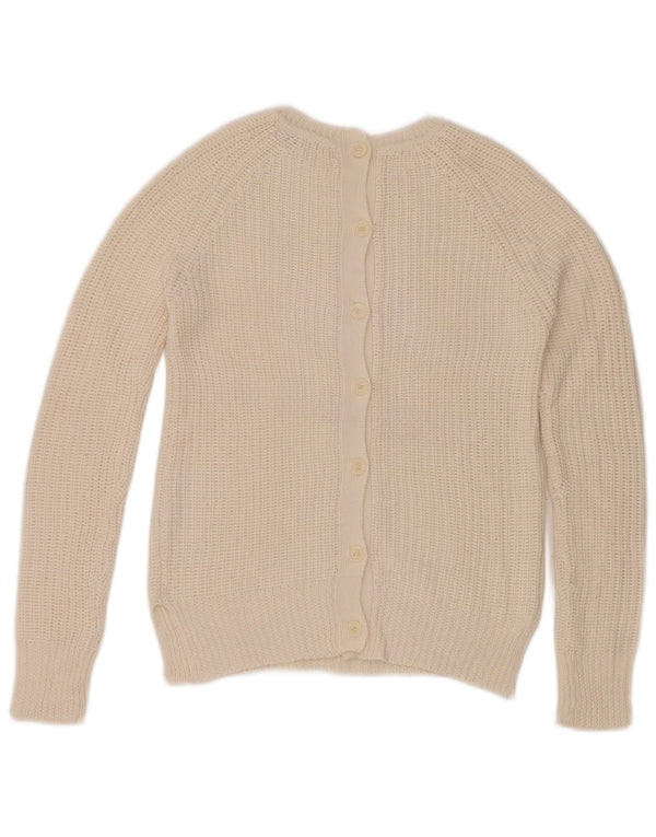 Zara Damen-Cardigan-Pullover UK 14 Large Off White
