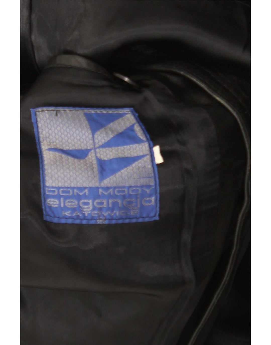 VINTAGE Herren Lederjacke UK 38 Medium Schwarz