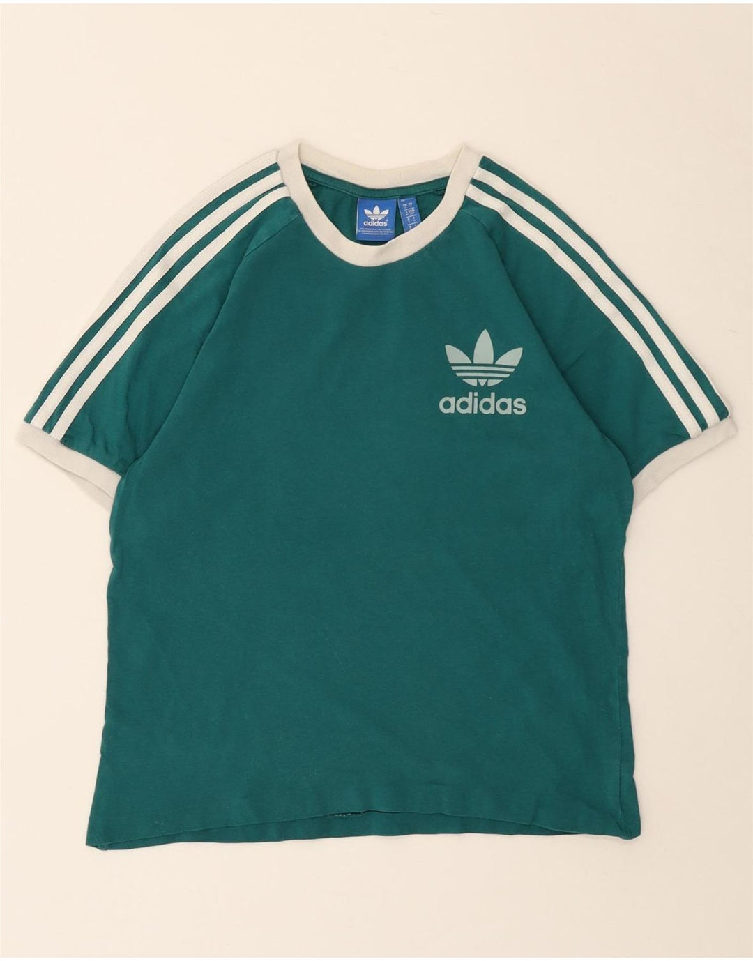 ADIDAS Damen Grafik T-Shirt Top UK 10 Small Grün