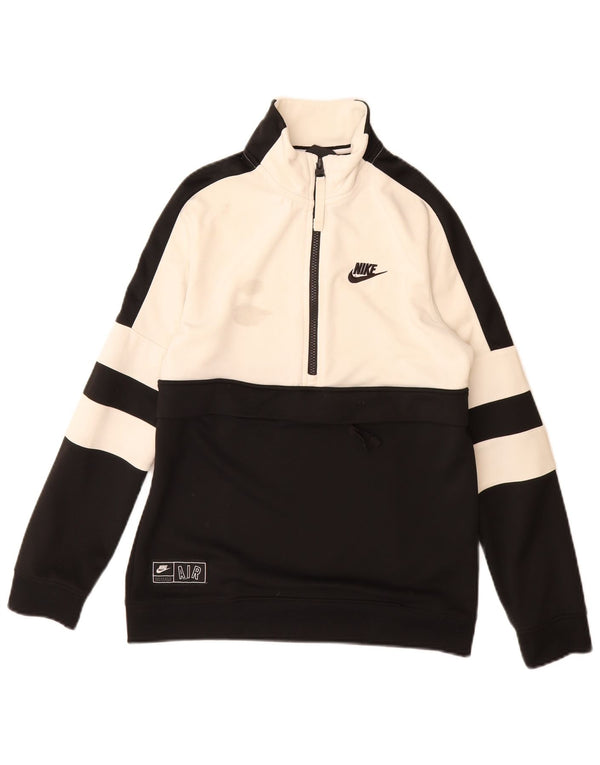 Nike Air Sweatshirt für Jungen, 12–13 Jahre, Größe L, Weiß, Farbblock