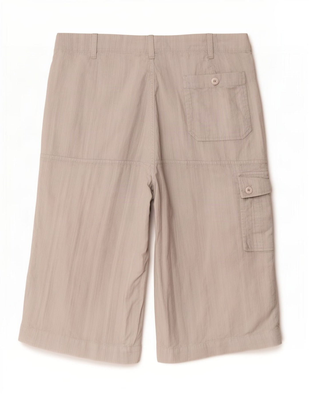 Trussardi Damen Cargo-Bermudashorts IT 46 Large W32 Graue Baumwolle