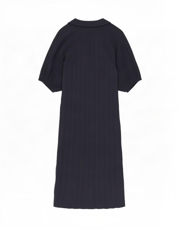 Zara Damen Batwing Polokleid UK 10 Small Marineblaue Viskose
