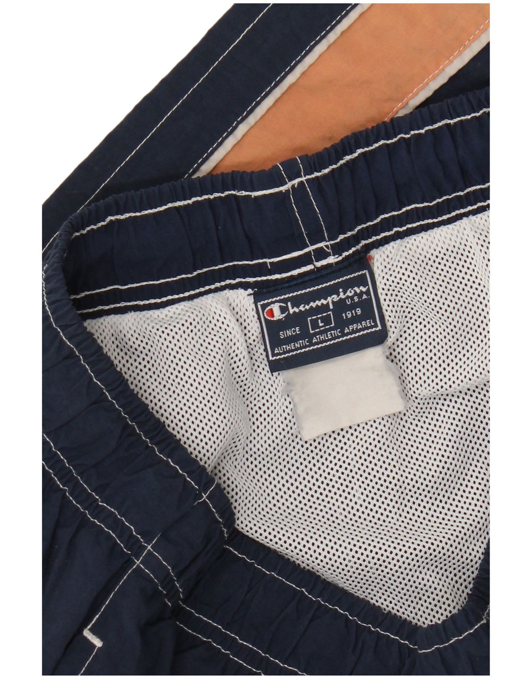 Champion Herren-Badeshorts, groß, Marineblau, Farbblock