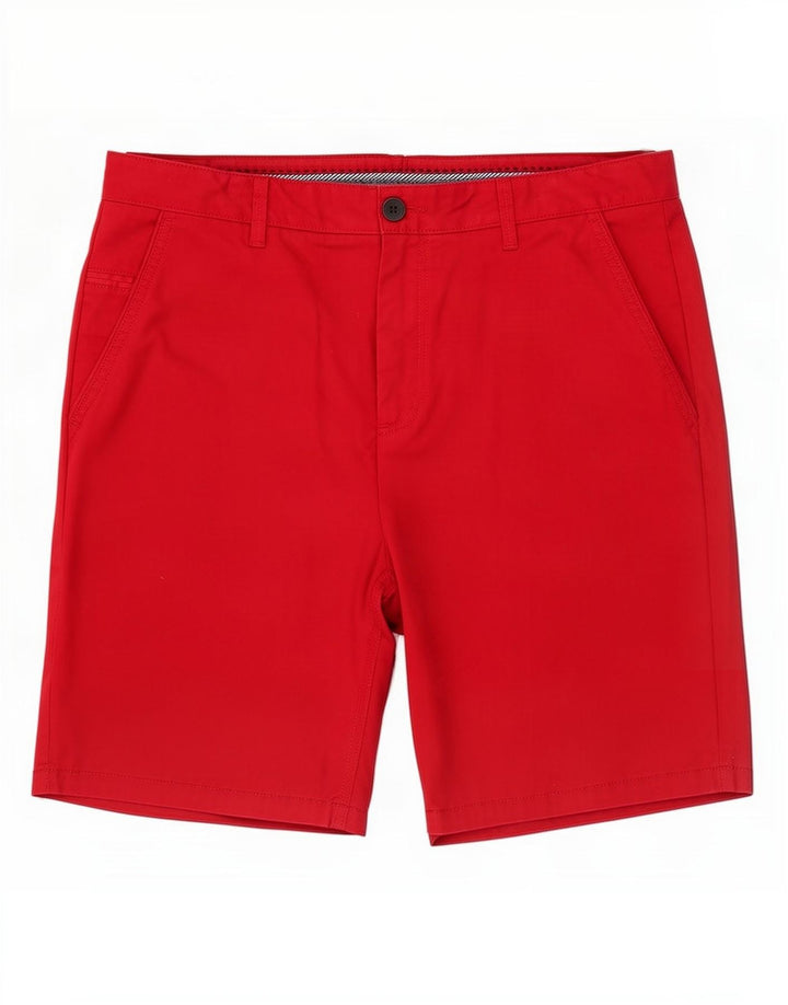 Crew Clothing Herren-Chinoshorts W36, Größe L, Rot, Baumwolle