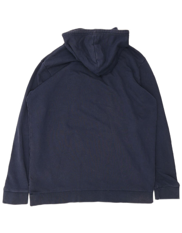 Adidas Herren Graphic Hoodie Pullover XL Marineblau Baumwolle