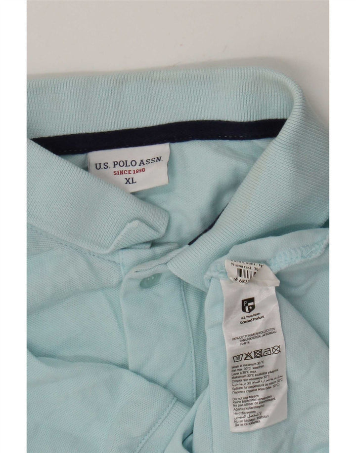 U.S. Polo Assn. Herrenhemd XL aus blauer Baumwolle