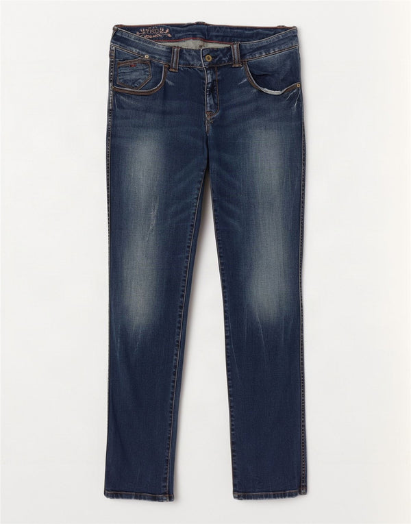 Tommy Hilfiger Damen Slim Jeans W32 L32 Marineblau Baumwolle
