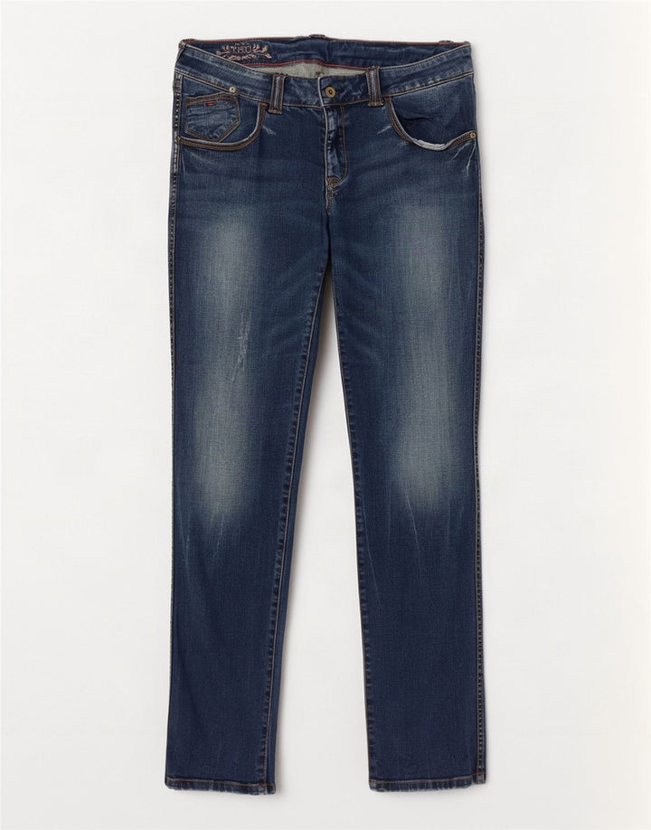 Tommy Hilfiger Damen Slim Jeans W32 L32 Marineblau Baumwolle