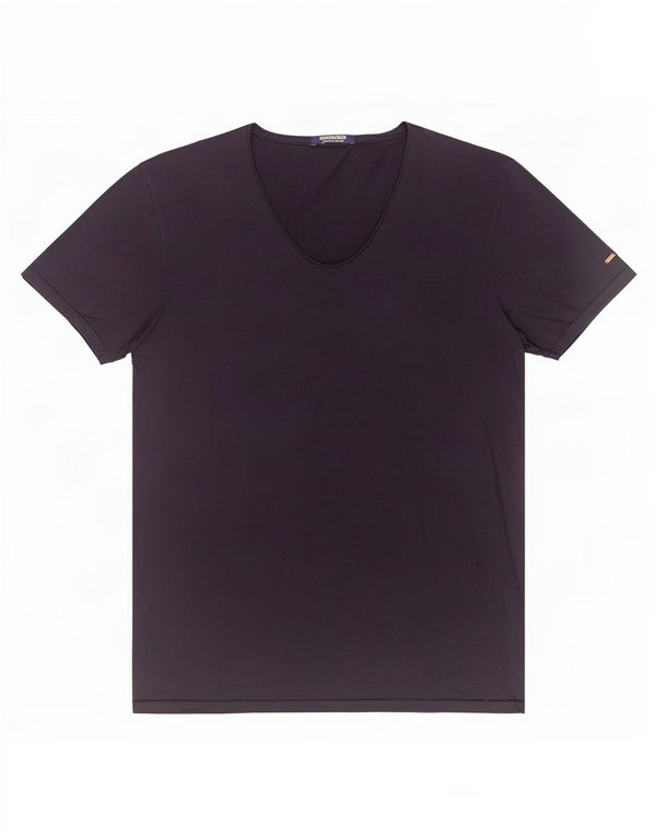 Scotch & Soda Damen T-Shirt Top UK 18 XL Marineblau Baumwolle
