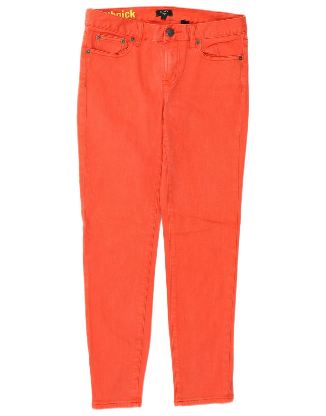 J. Crew Stretch-Röhrenjeans für Damen W27 L27 Orange