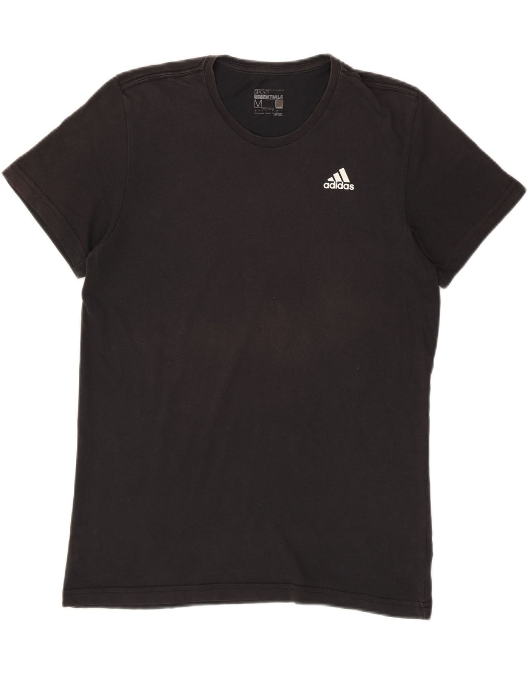 Adidas Herren Climalite T-Shirt Top Medium Schwarz Baumwolle