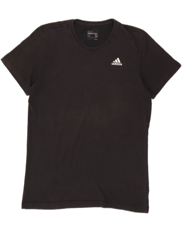 Adidas Herren Climalite T-Shirt Top Medium Schwarz Baumwolle